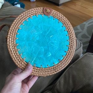 Wicker purse